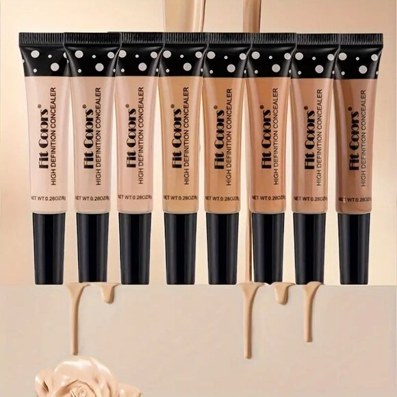 8-color Soft Hose Concealer Cream Nourishing Liquid Foundation Liquid Concealer - Picture 3 of 6